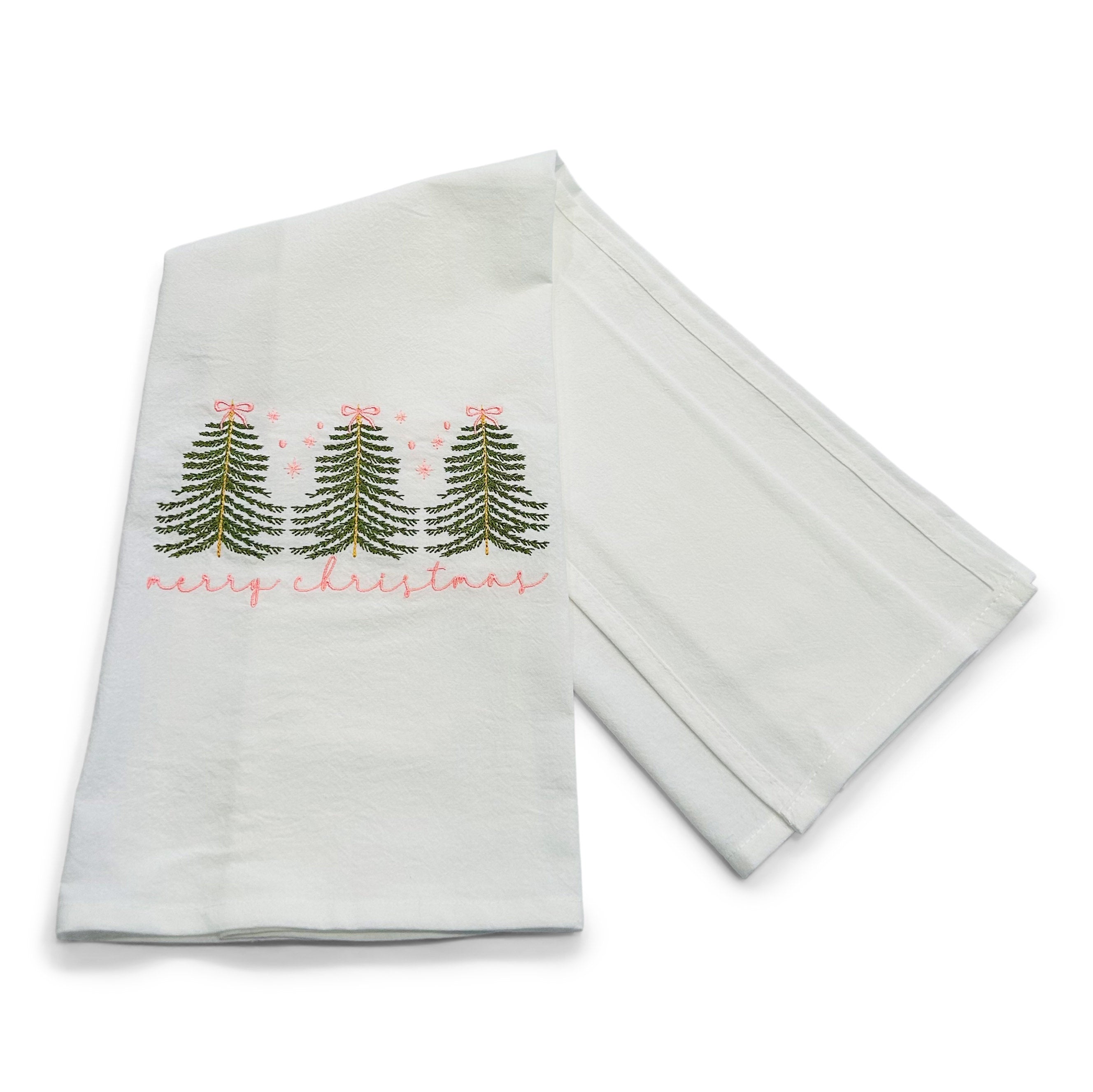 Merry Christmas Trio of Trees