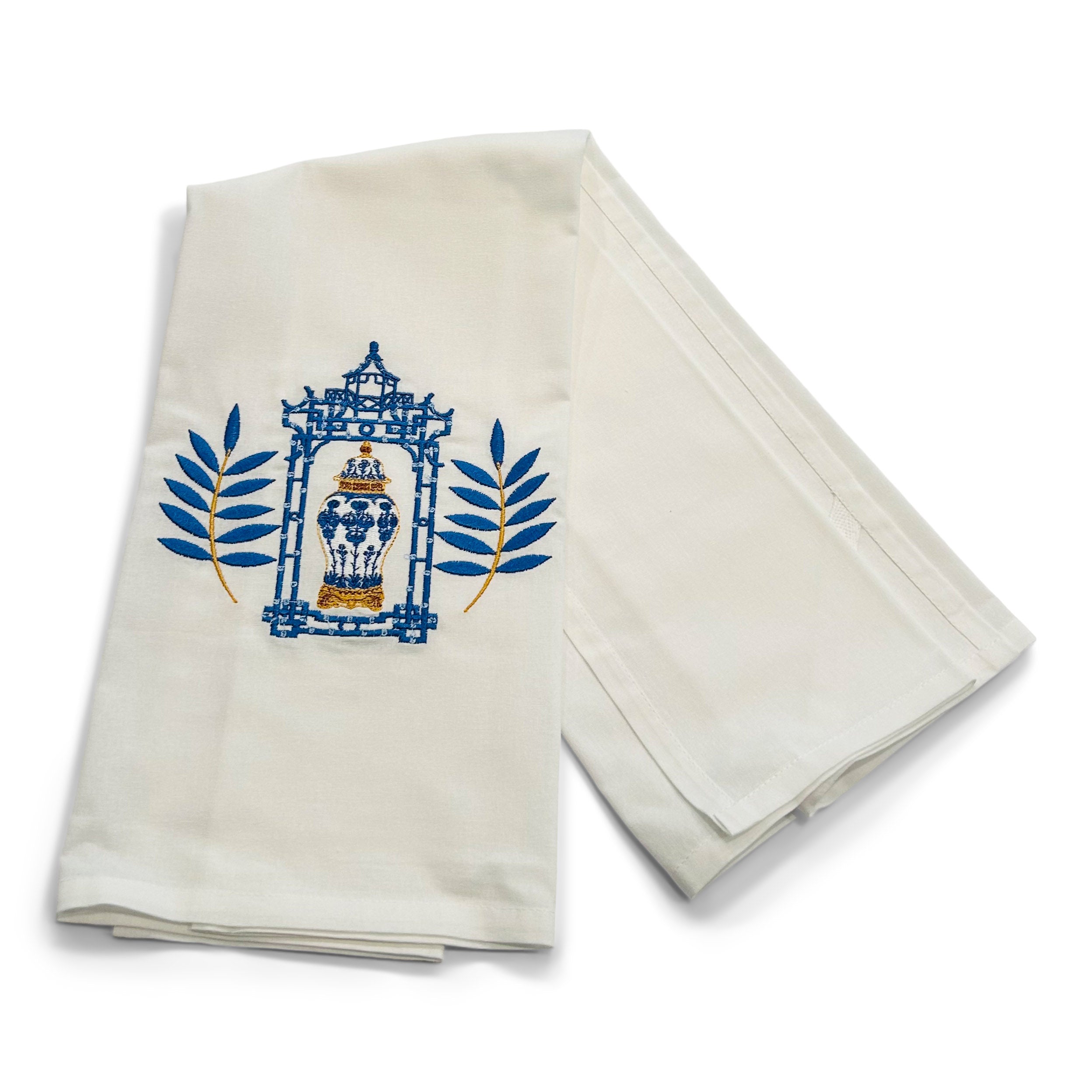 Ginger Jar, Pagoda, Laurel Wreath on white