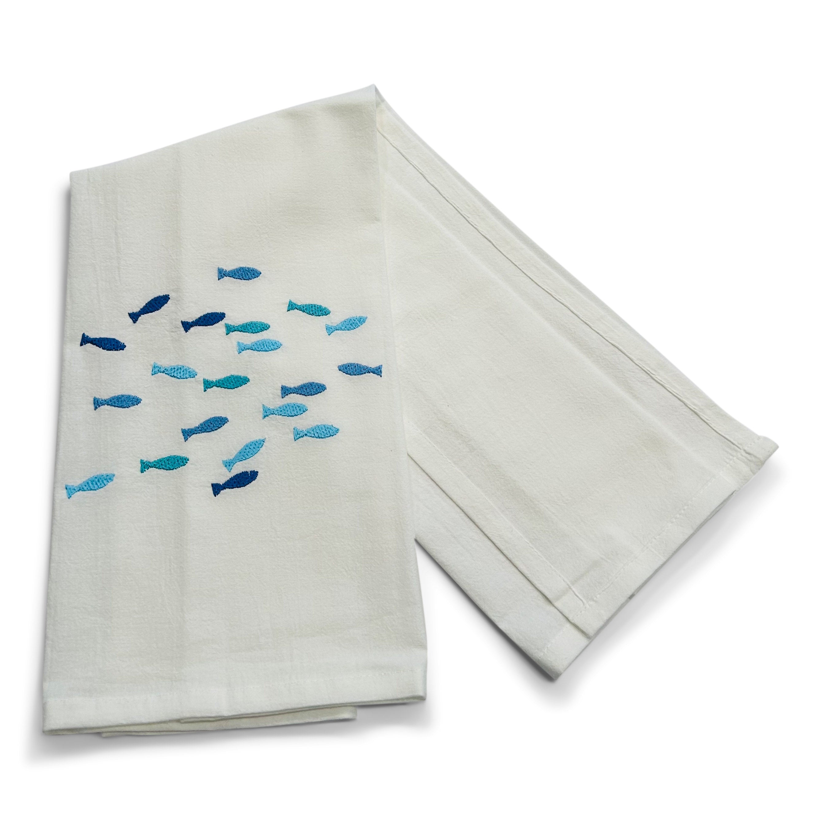 School of Fish on white