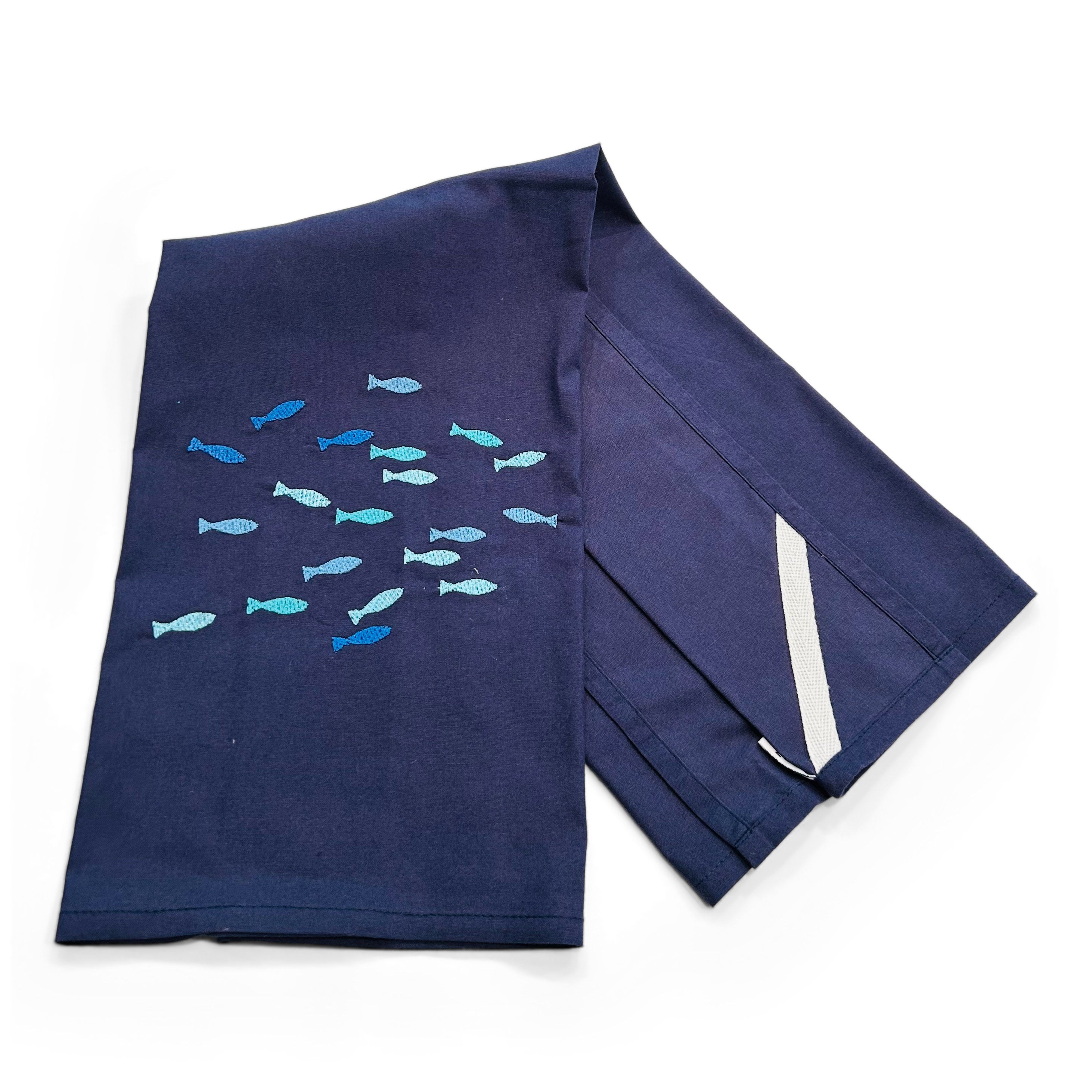 School of Fish on navy