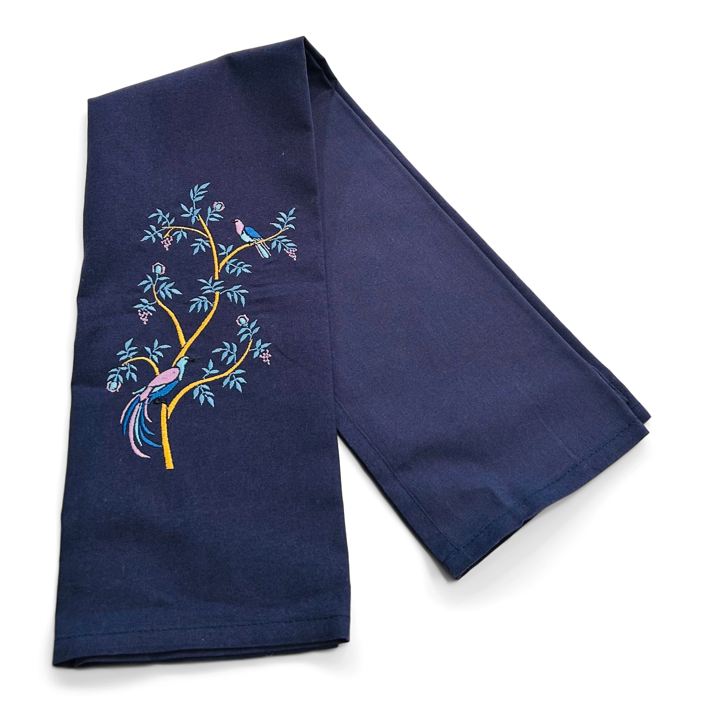 Chantilly Bird on navy