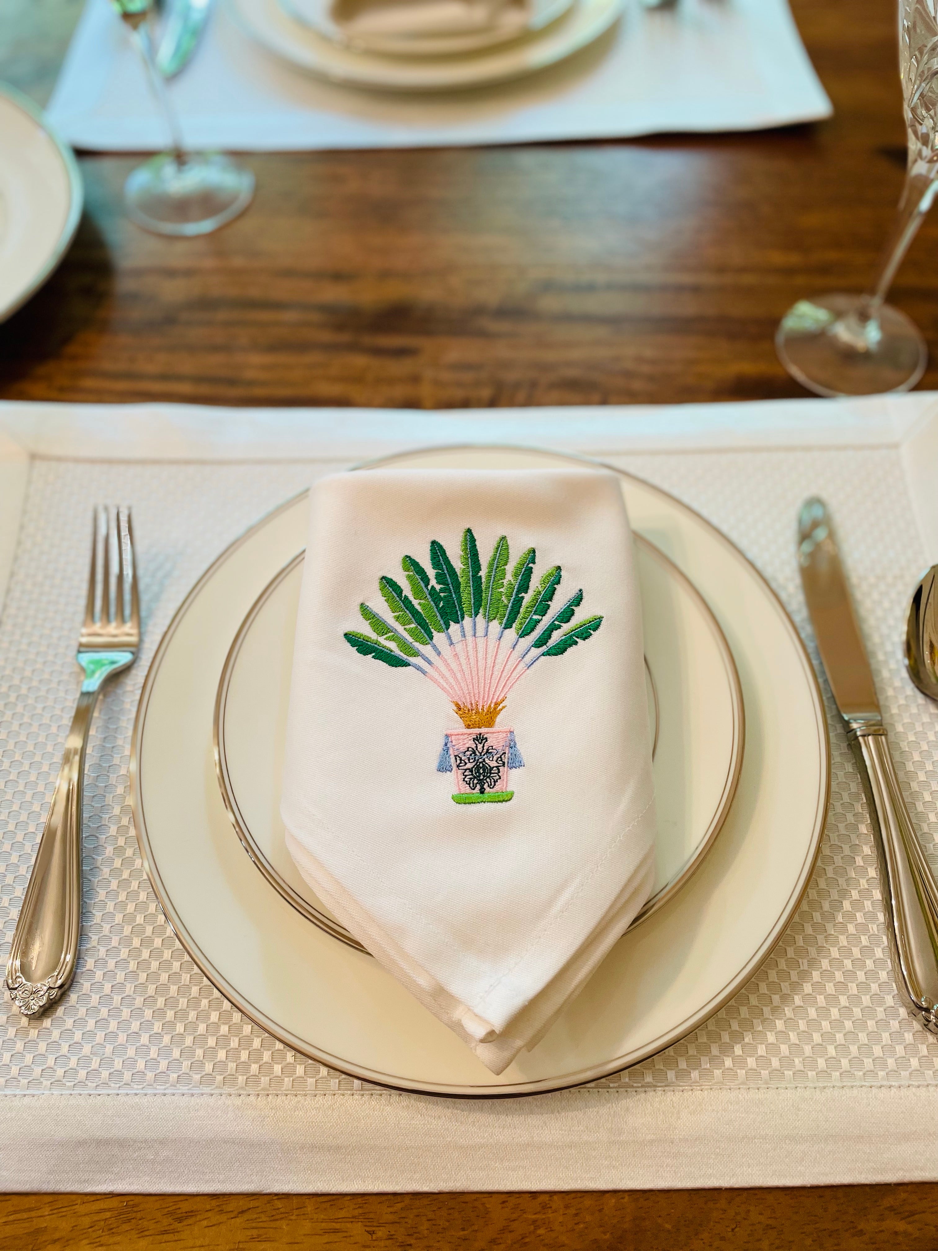 Napkin - Single - Travelers Palm