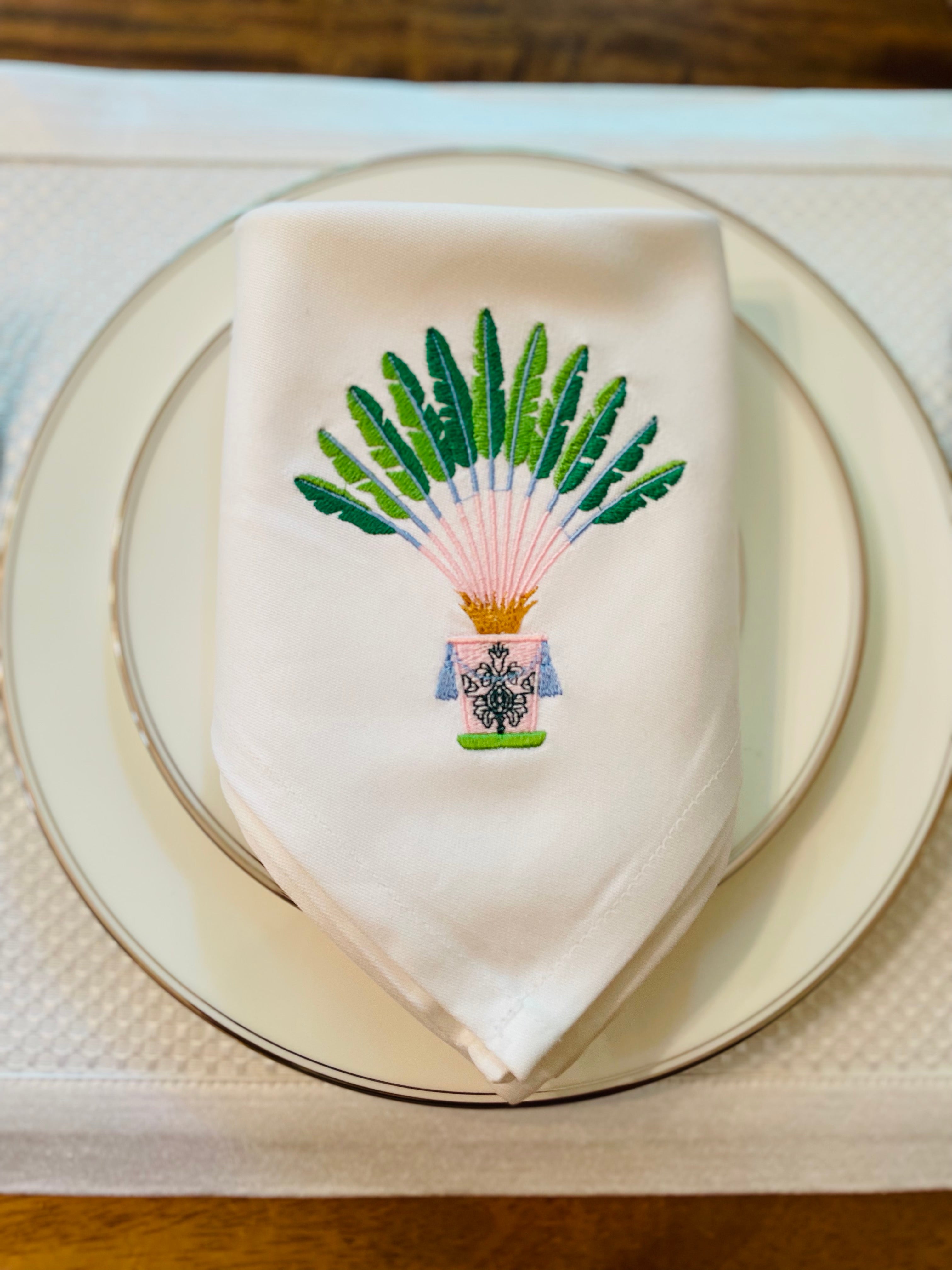 Napkin - Single - Travelers Palm