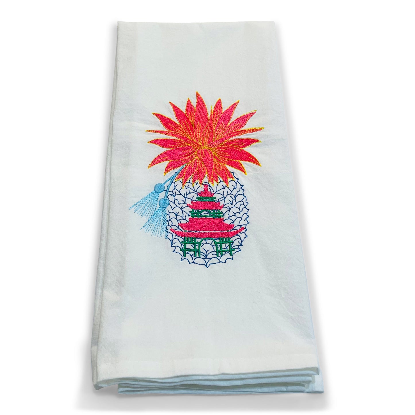 Chinoiserie Pineapple with Tassel