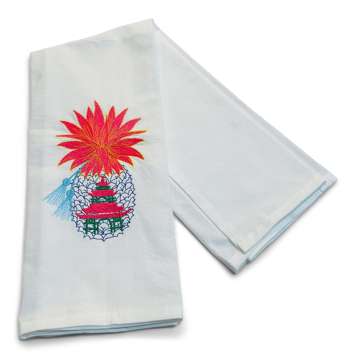 Chinoiserie Pineapple with Tassel