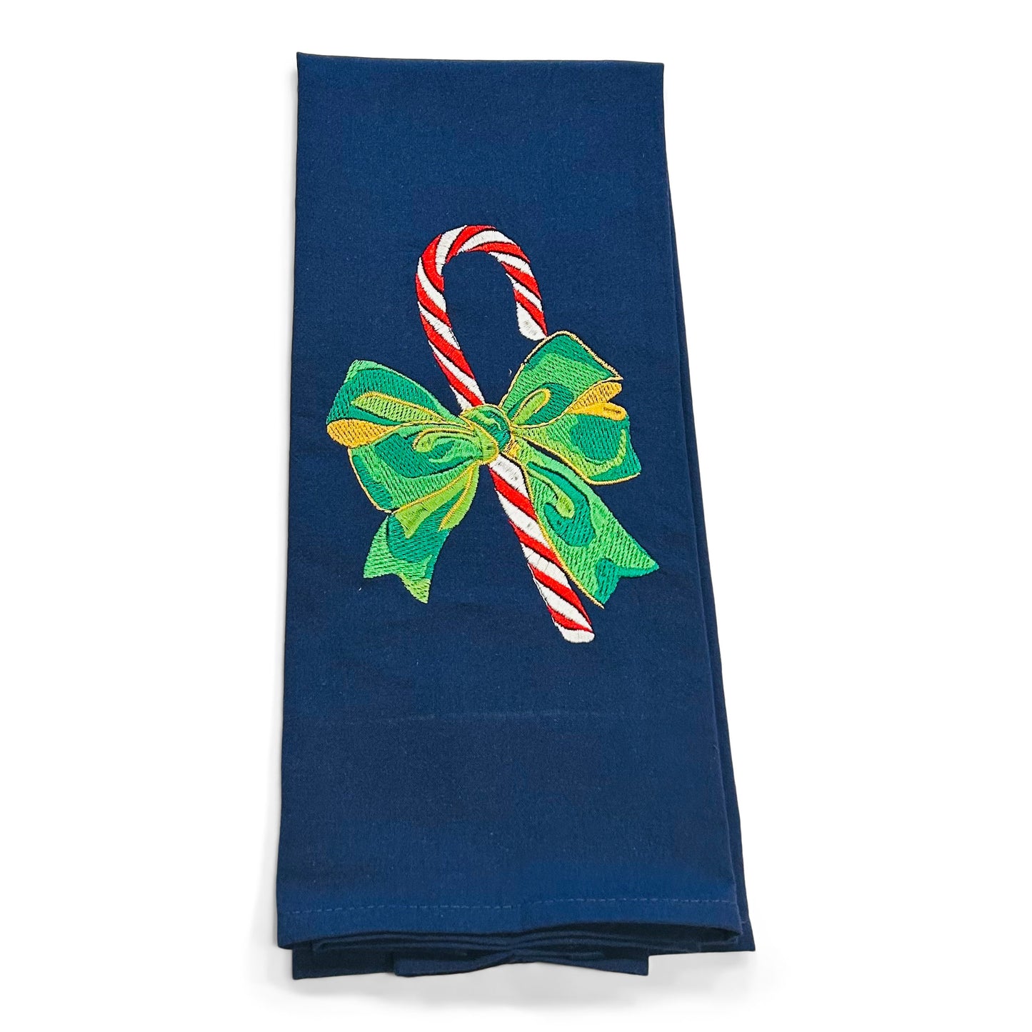Candy Cane in Green Bow