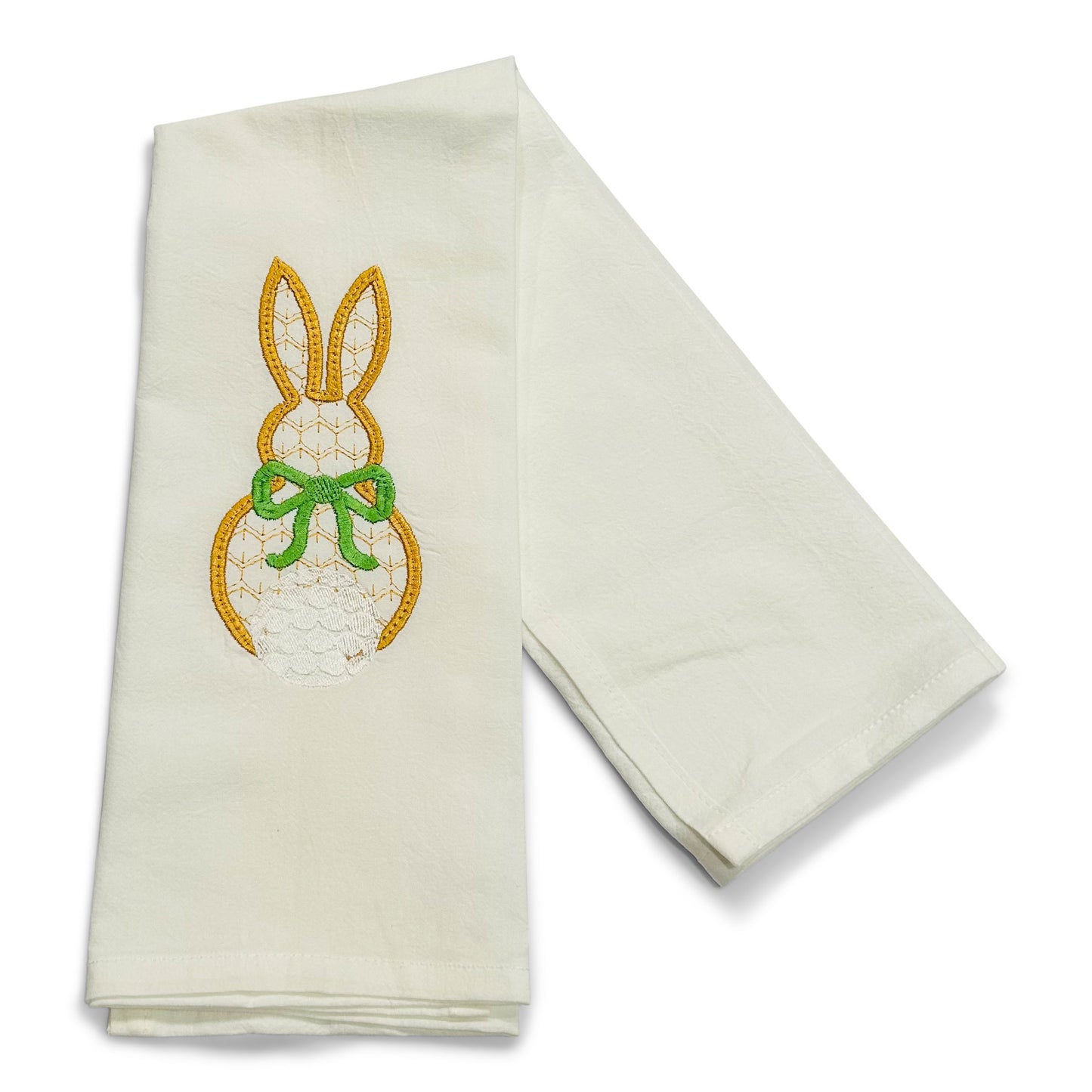 Cottontail Bunny with Green Bow