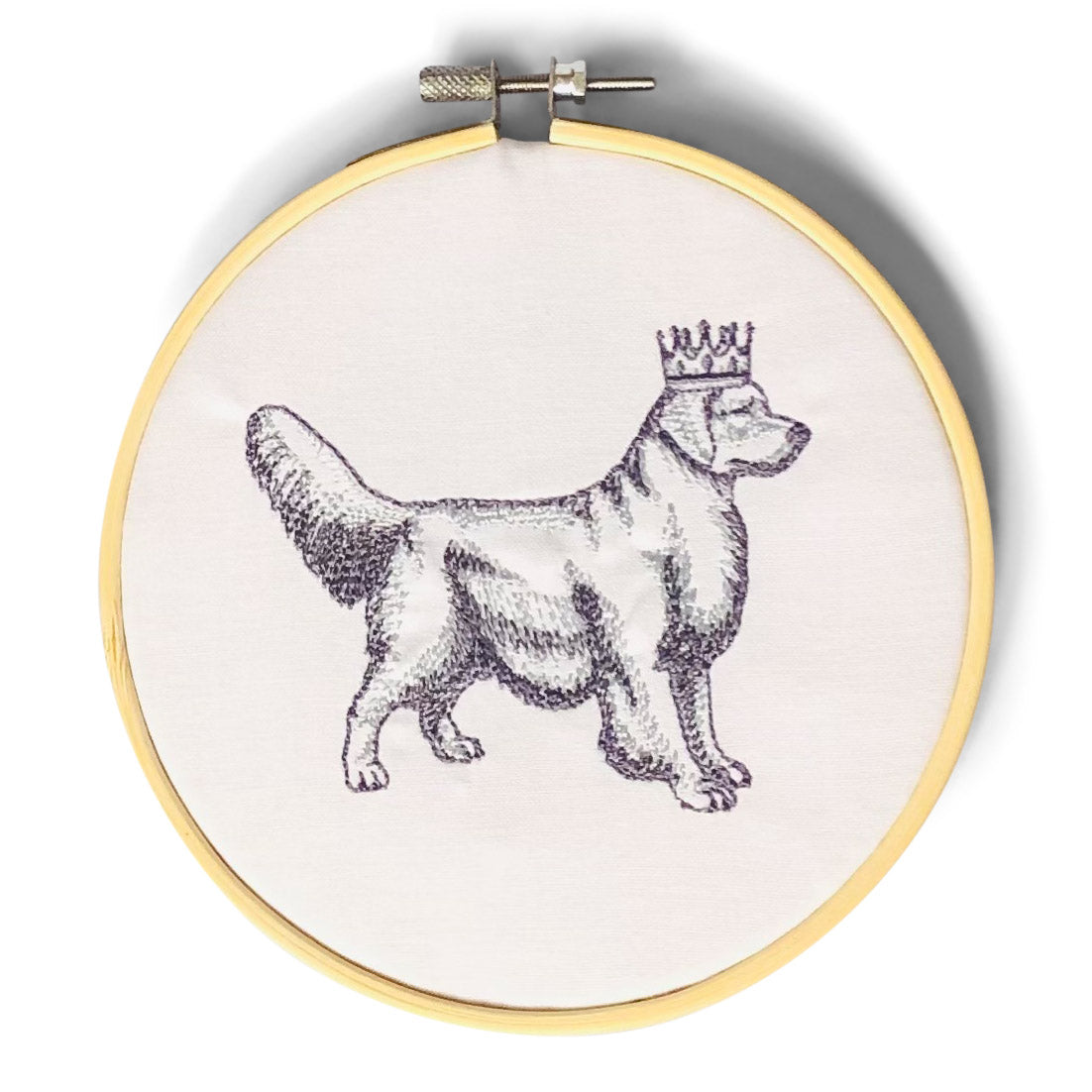 Ornament - Golden Retriever in Crown