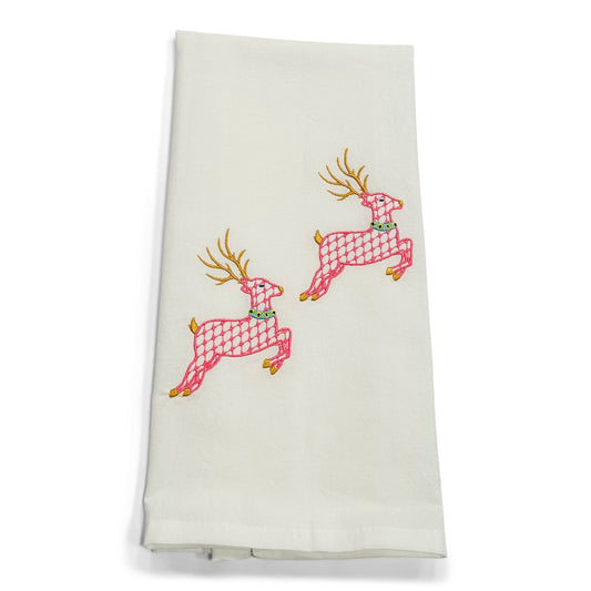 Jeweled Pink Reindeer