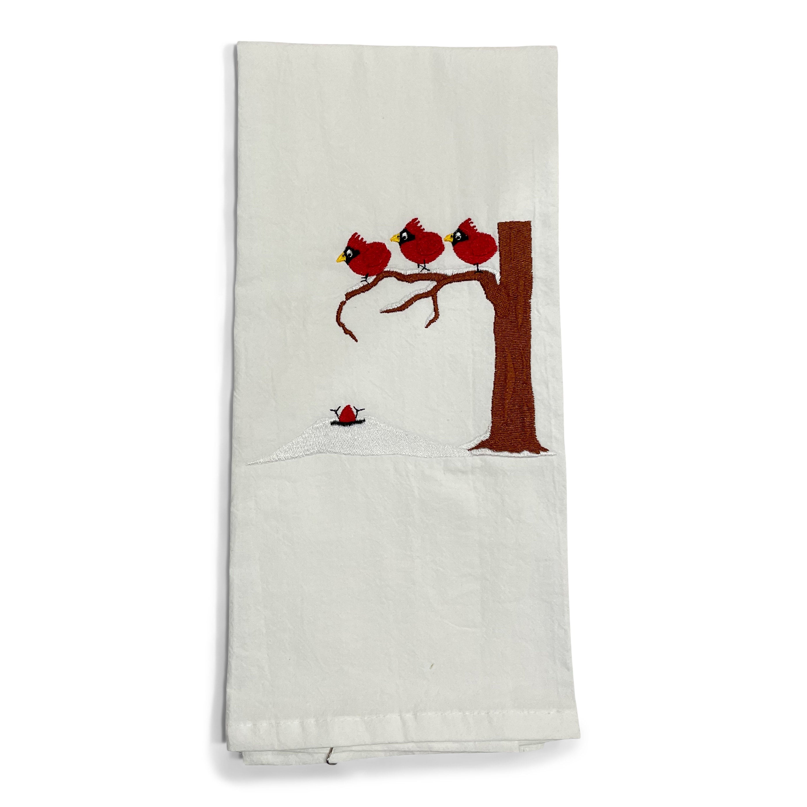 Cardinals Falling Off Tree