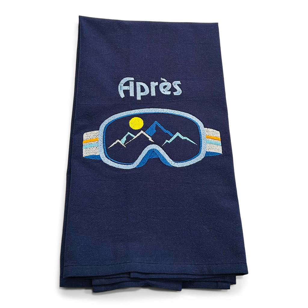 Apres in Blue on navy
