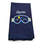 Apres in Blue on navy