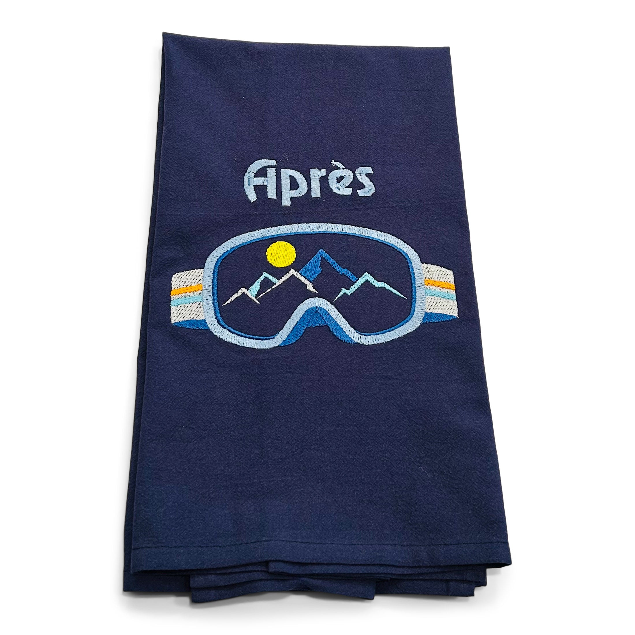 Apres in Blue on navy