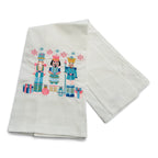 Trio Jeweled Nutcrackers with Snowflakes