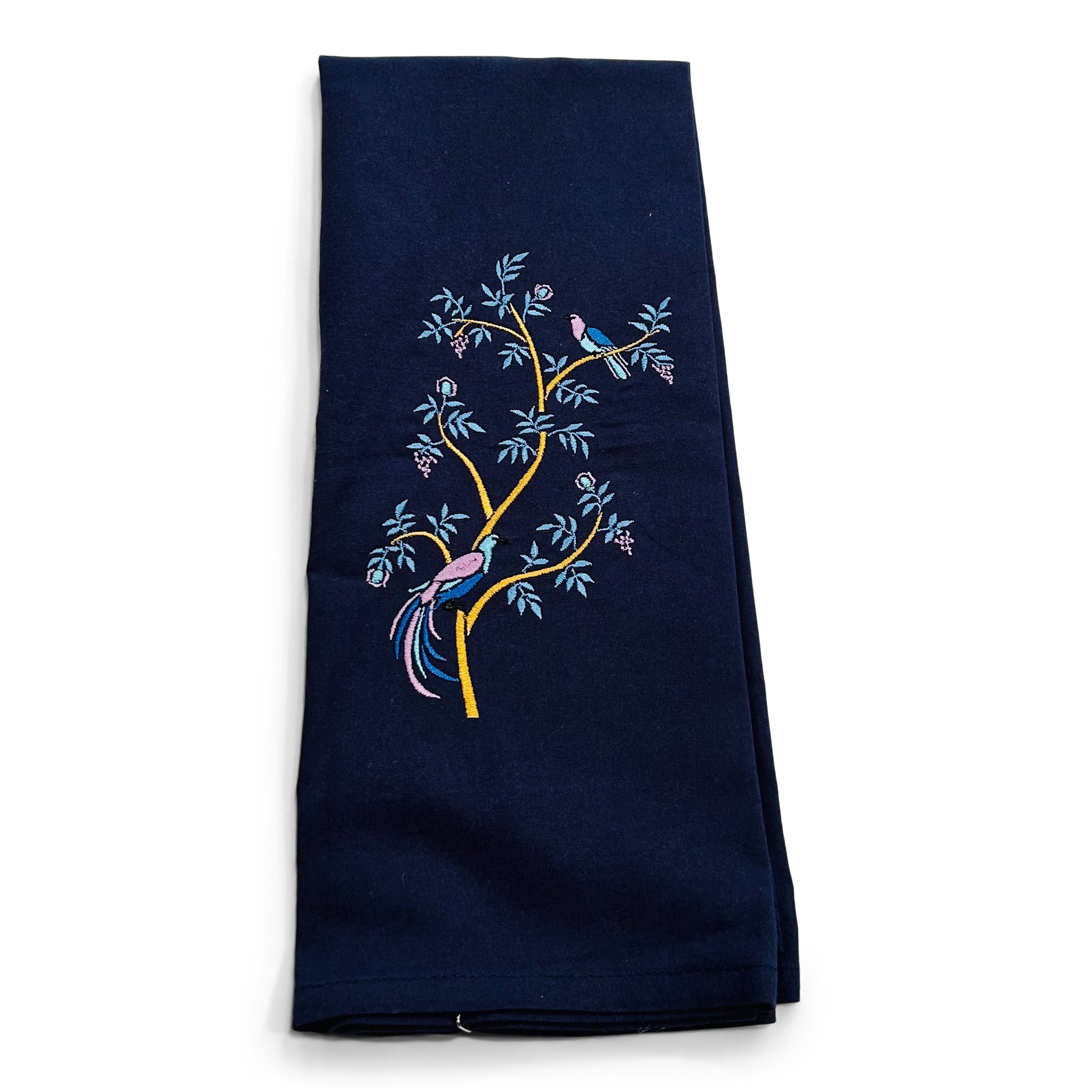 Chantilly Bird on navy