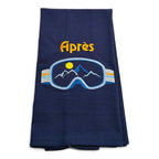 Apres in Orange on navy