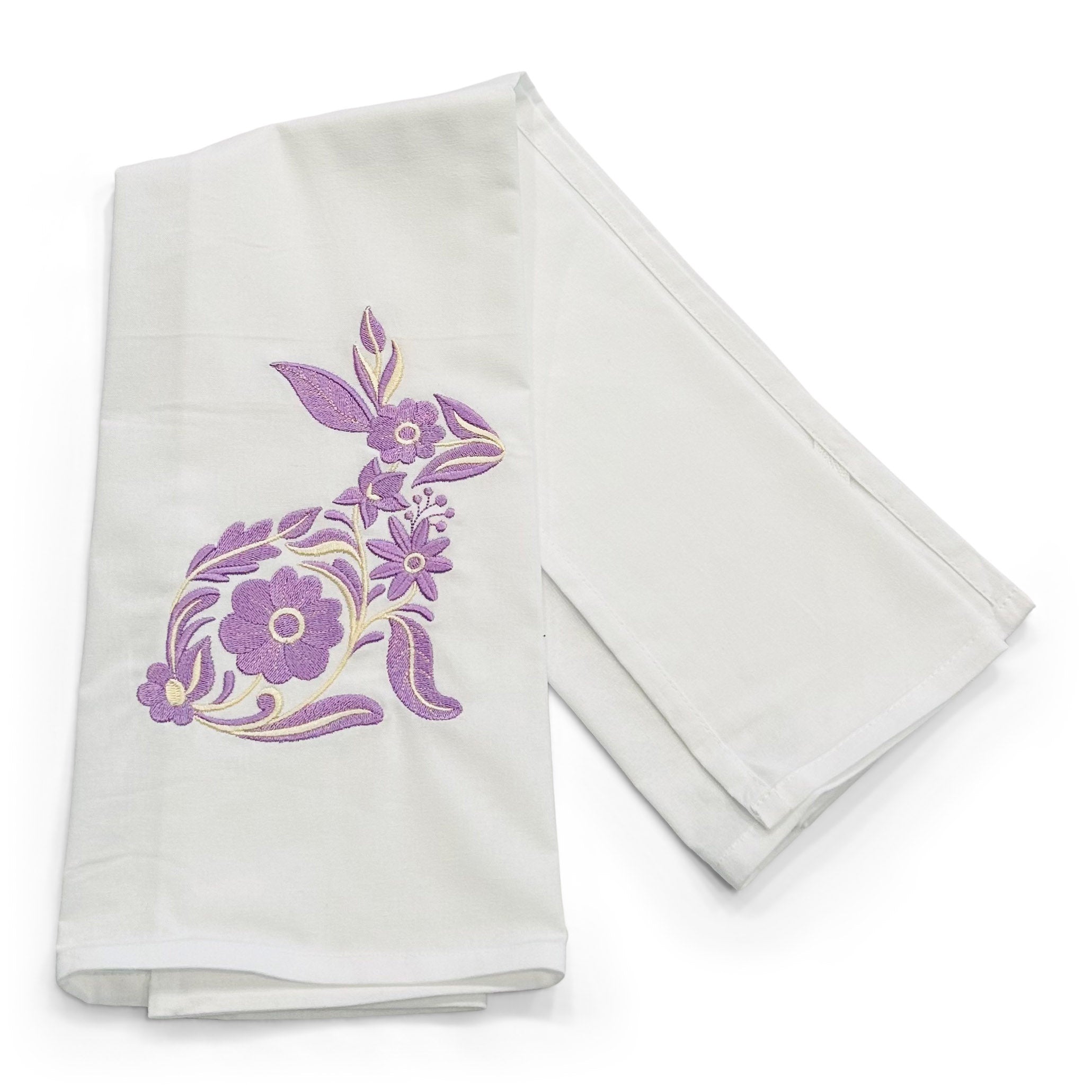 Fancy Bunny - Lavender - on white