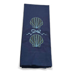 Twin Shells with Laura Ashley Bow on navy