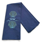 Twin Shells with Laura Ashley Bow on navy
