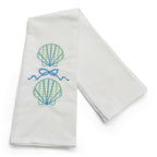 Twin Shells with Laura Ashley Bow on white