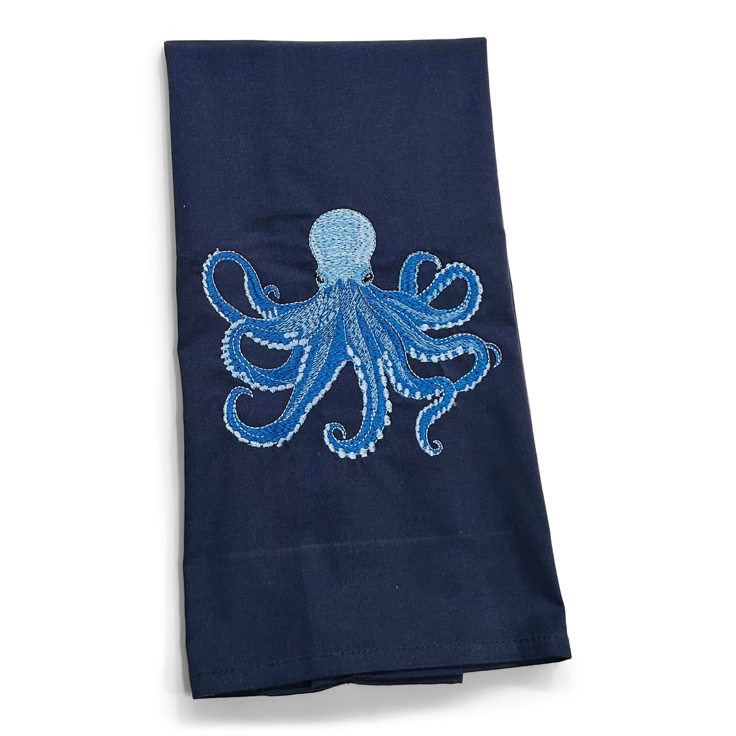 Octopus - Blue on navy