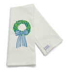 Preppy Spring Wreath on white