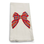 Red Traditional Bow on white