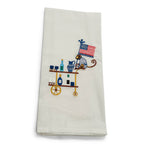 Bar Cart with American Monkey on white