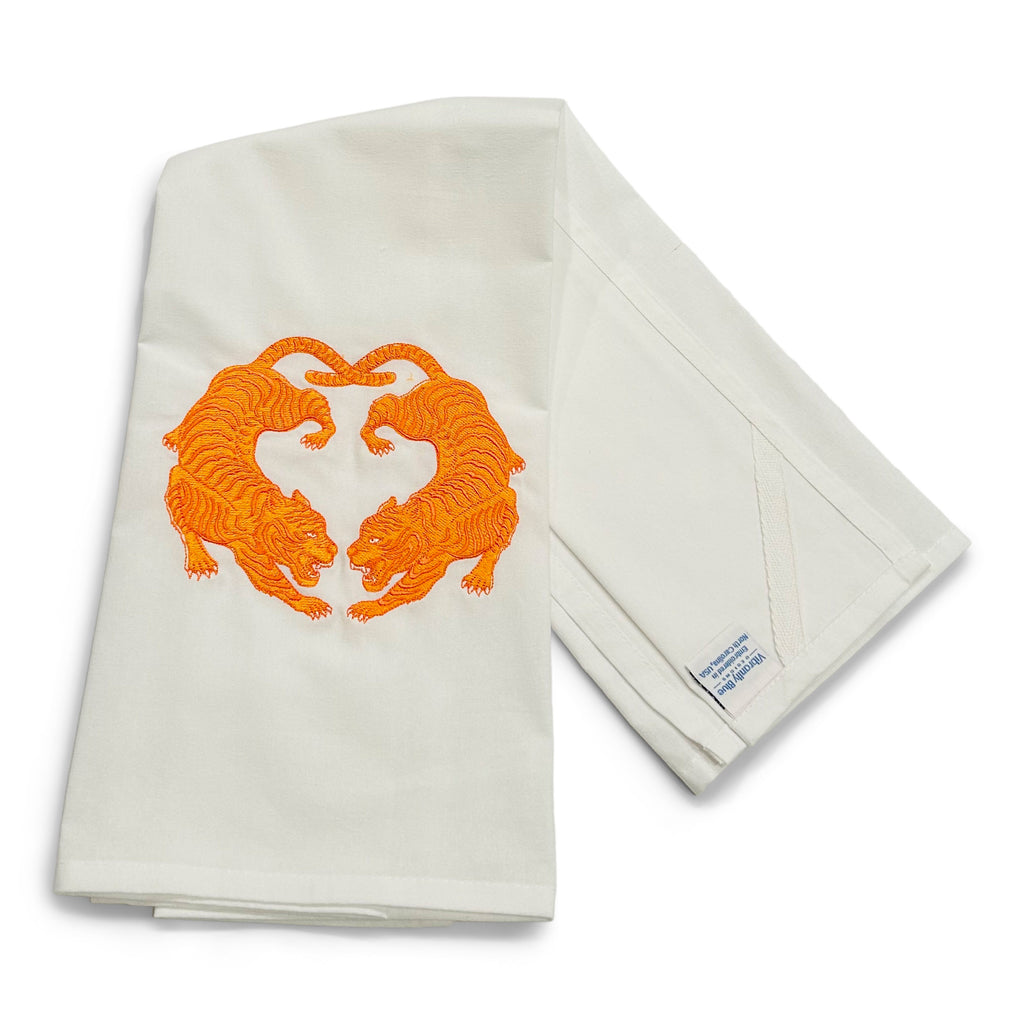 Twin Tigers Orange on white