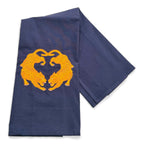 Twin Tigers Orange on navy