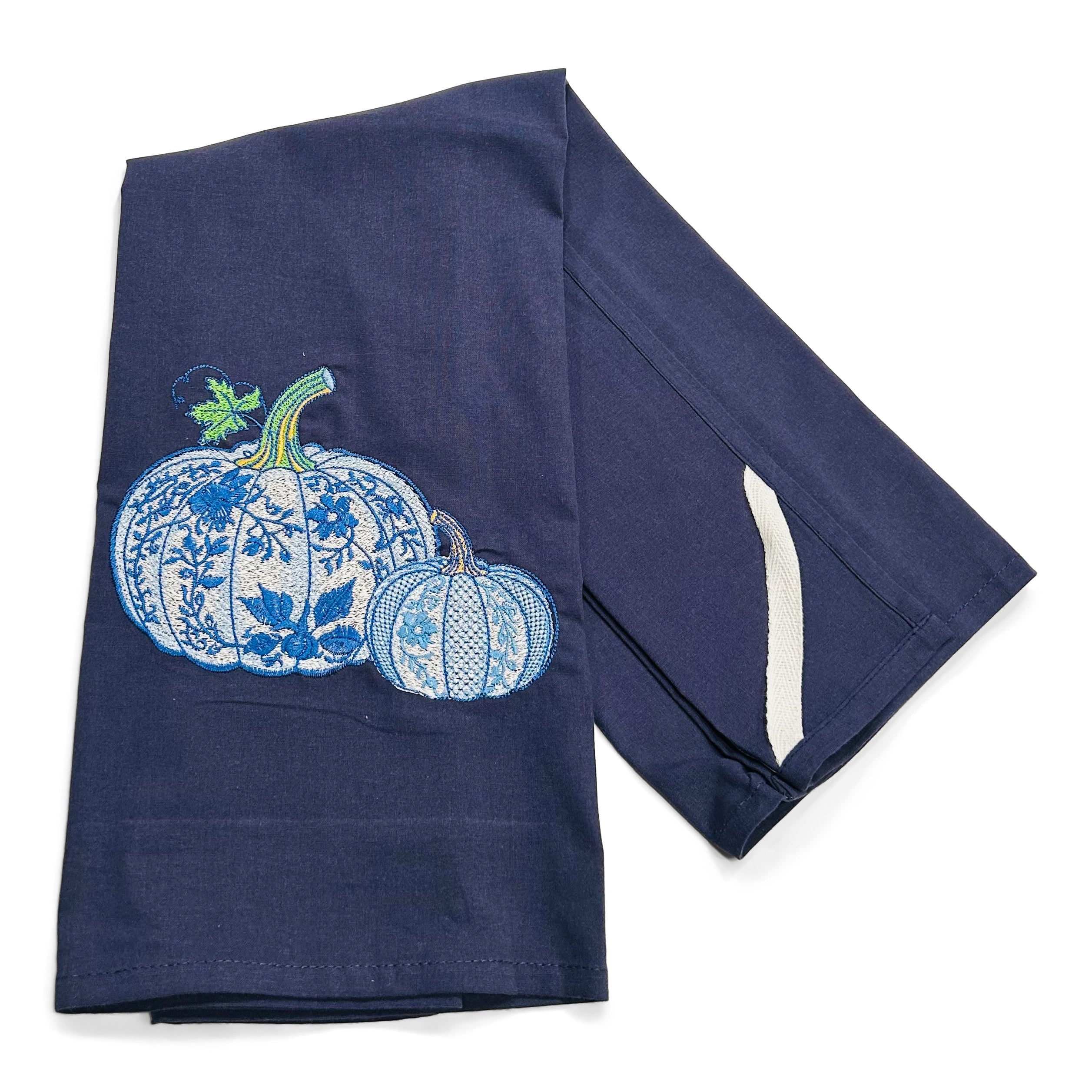 Rococo Pumpkins on navy