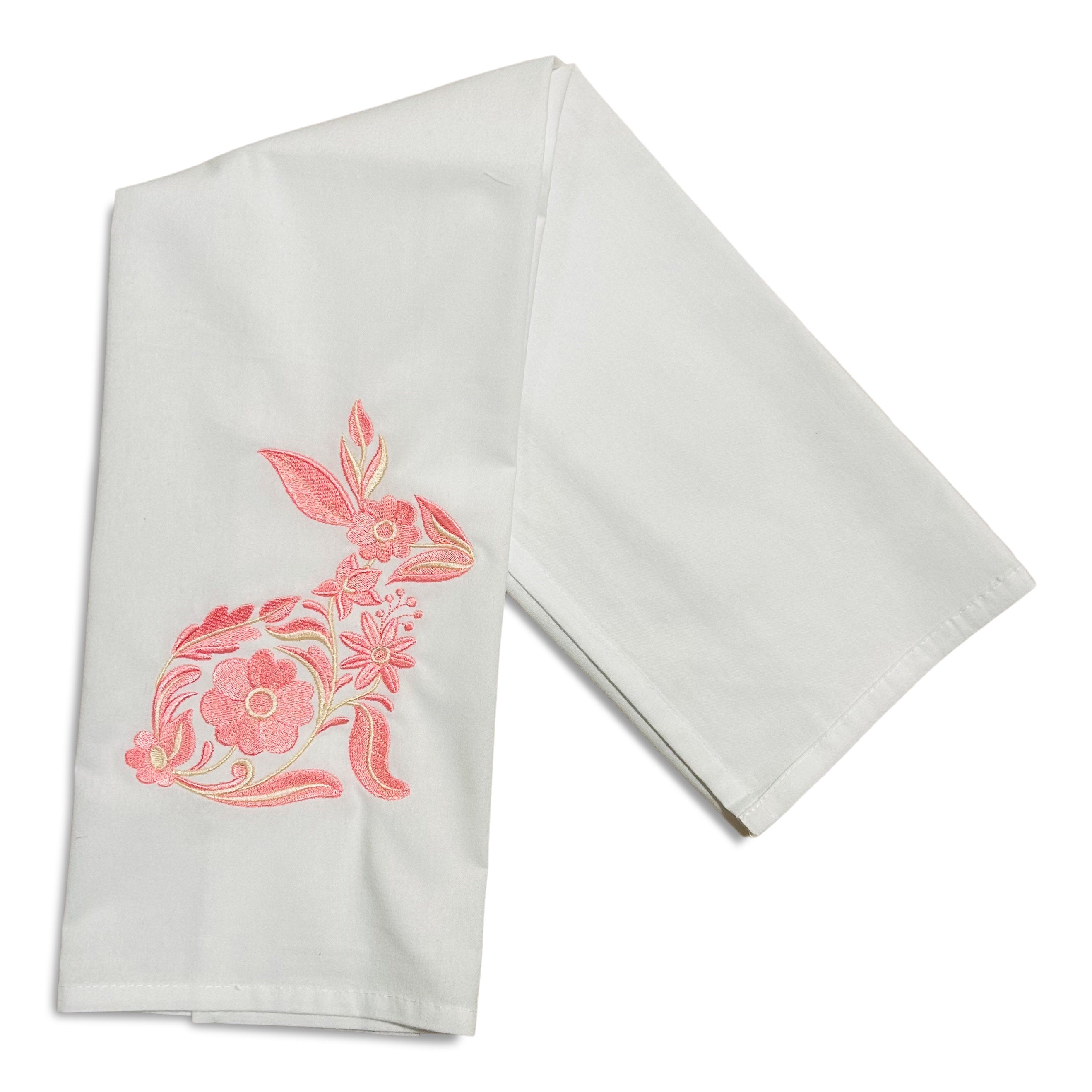 Fancy Bunny - Pink - on white