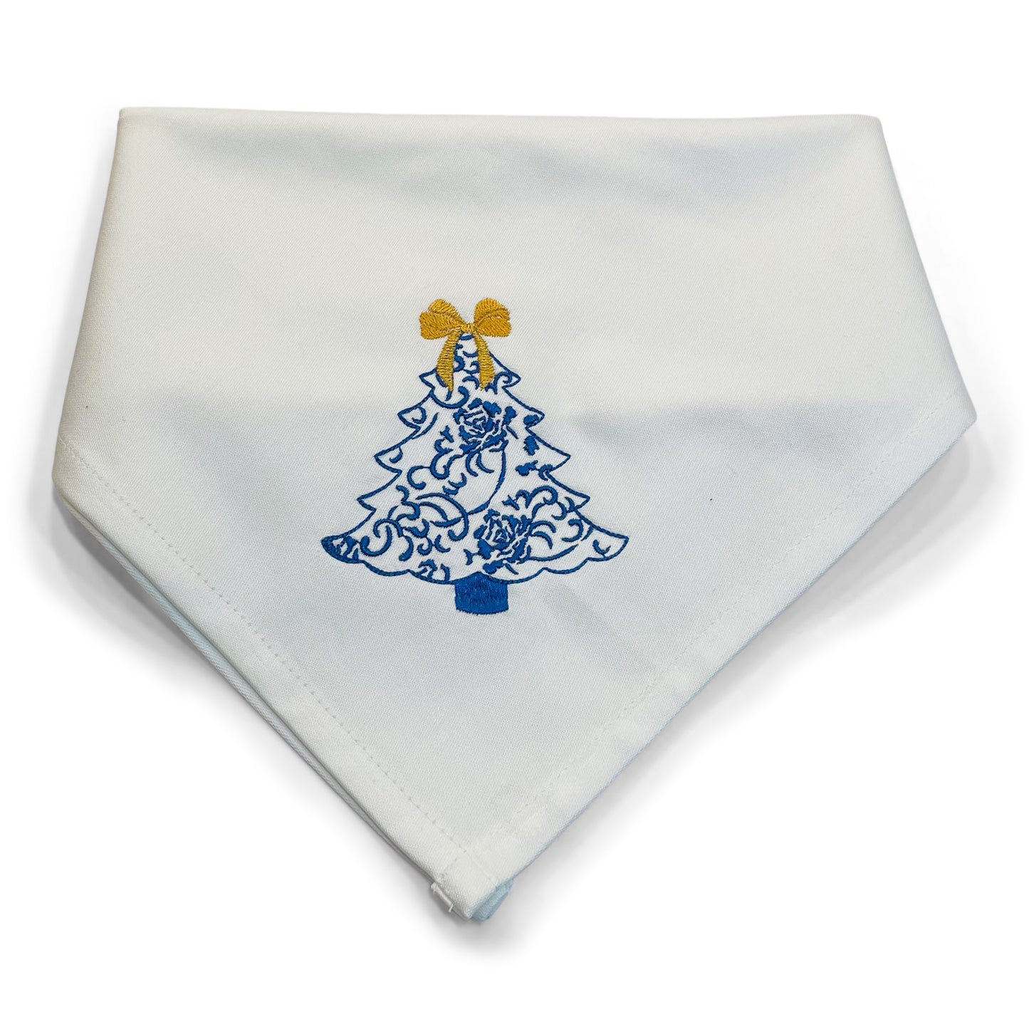 Napkin - Set of Four - Trees with Gold Bows
