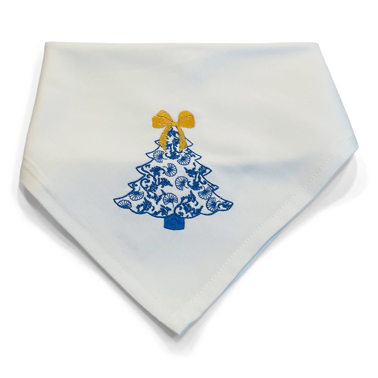 Napkin - Set of Four - Trees with Gold Bows