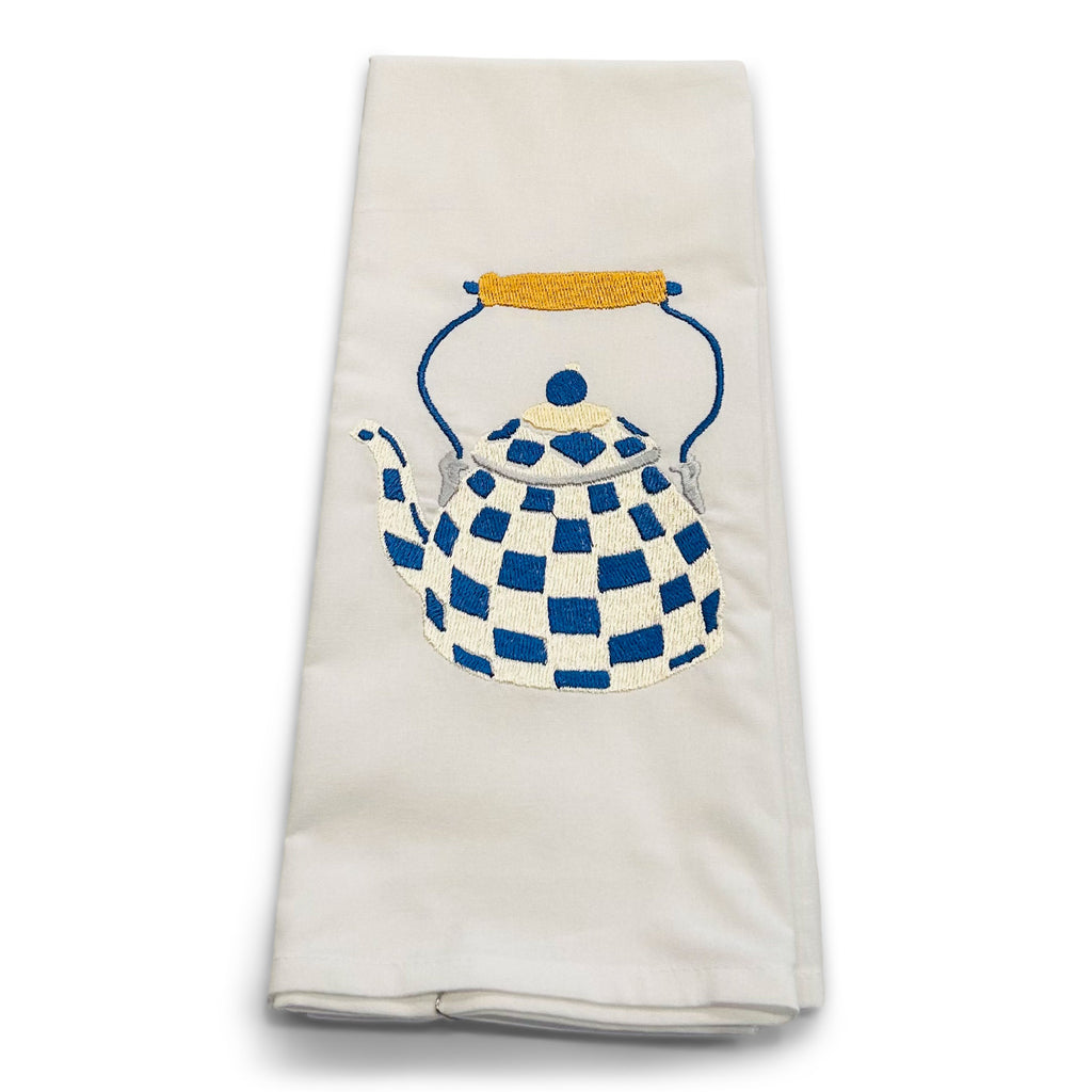 Harlequin Teapot - Royal Blue color