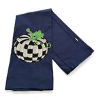 Harlequin Pumpkin on navy