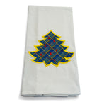 Tartan Tree with Yellow Border