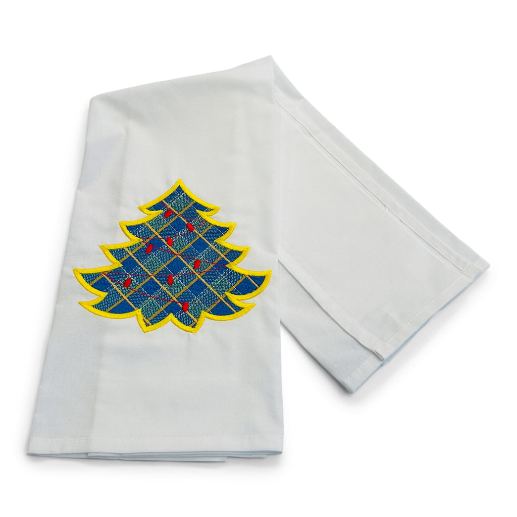 Tartan Tree with Yellow Border