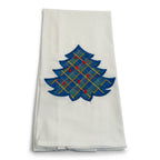 Tartan Tree with Blue Border