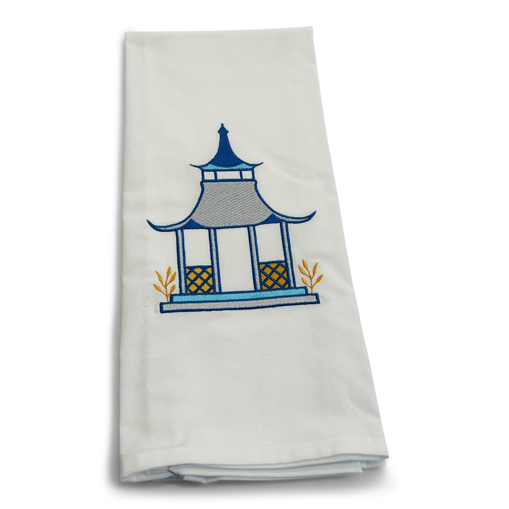 Modern Pagoda on white