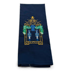 Nutcrackers in Fancy Pagoda on navy