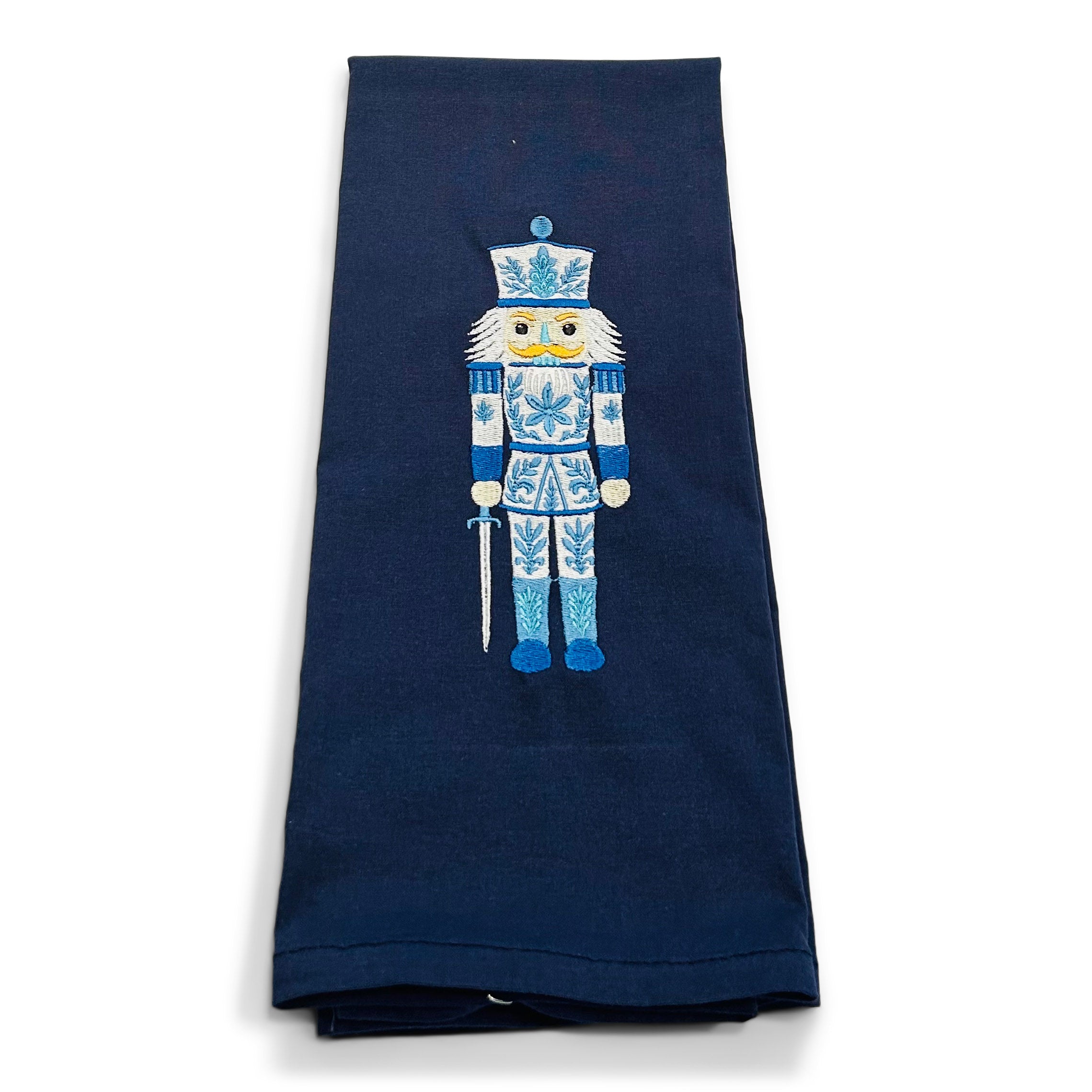 Chinoiserie Nutcracker on navy