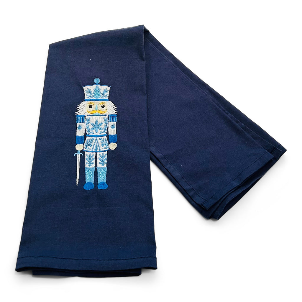 Chinoiserie Nutcracker on navy