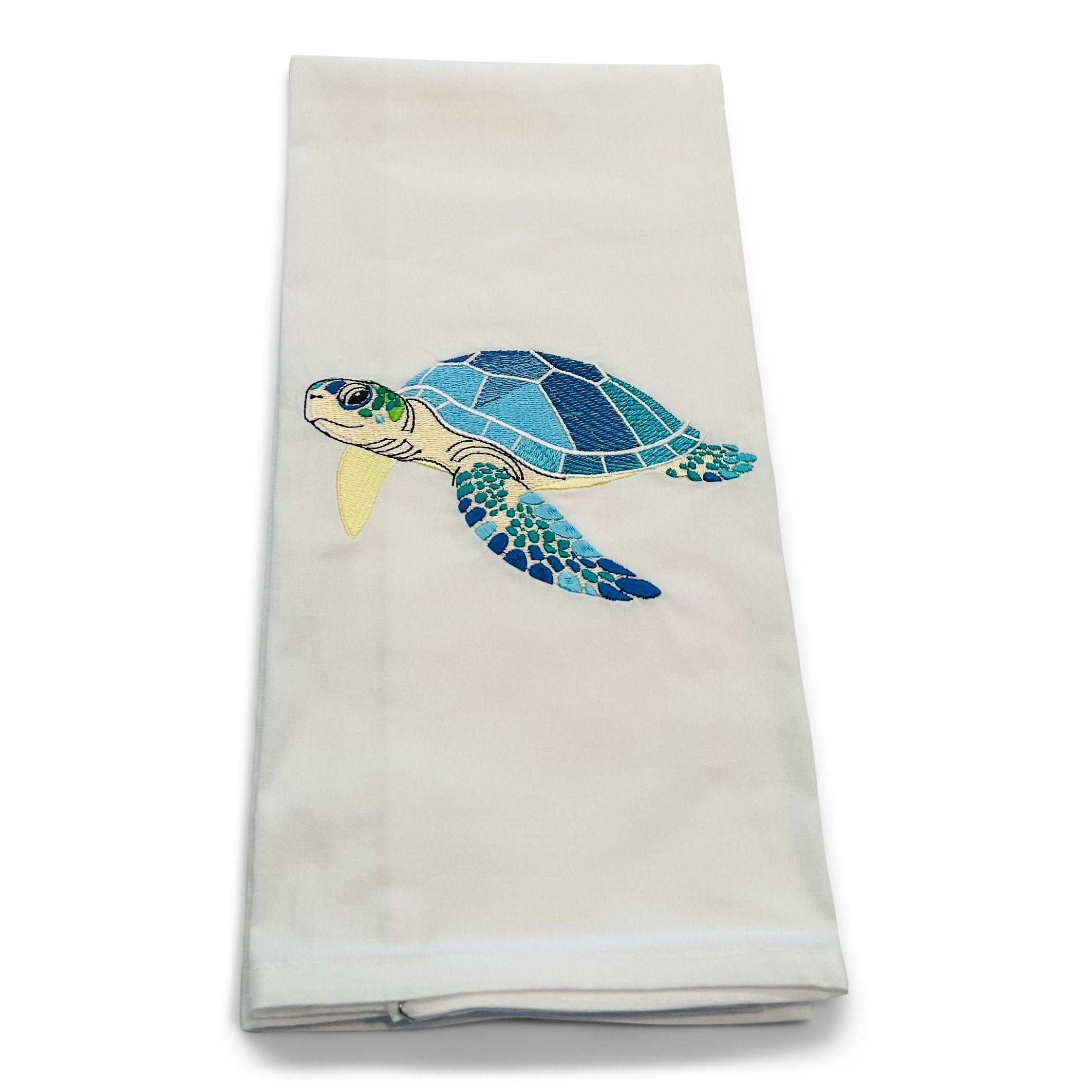 Tropical Turtle on white