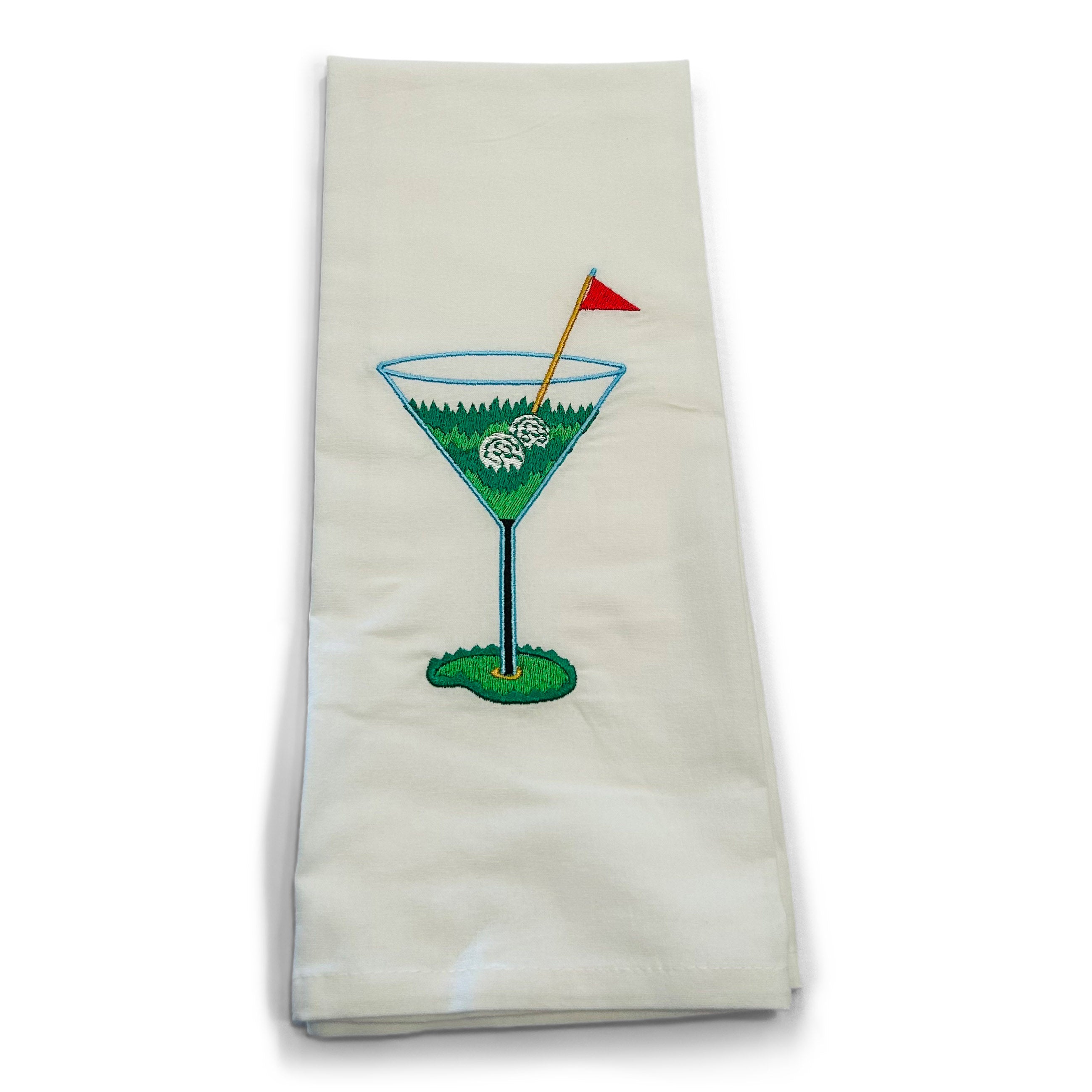 Golf Martini on white