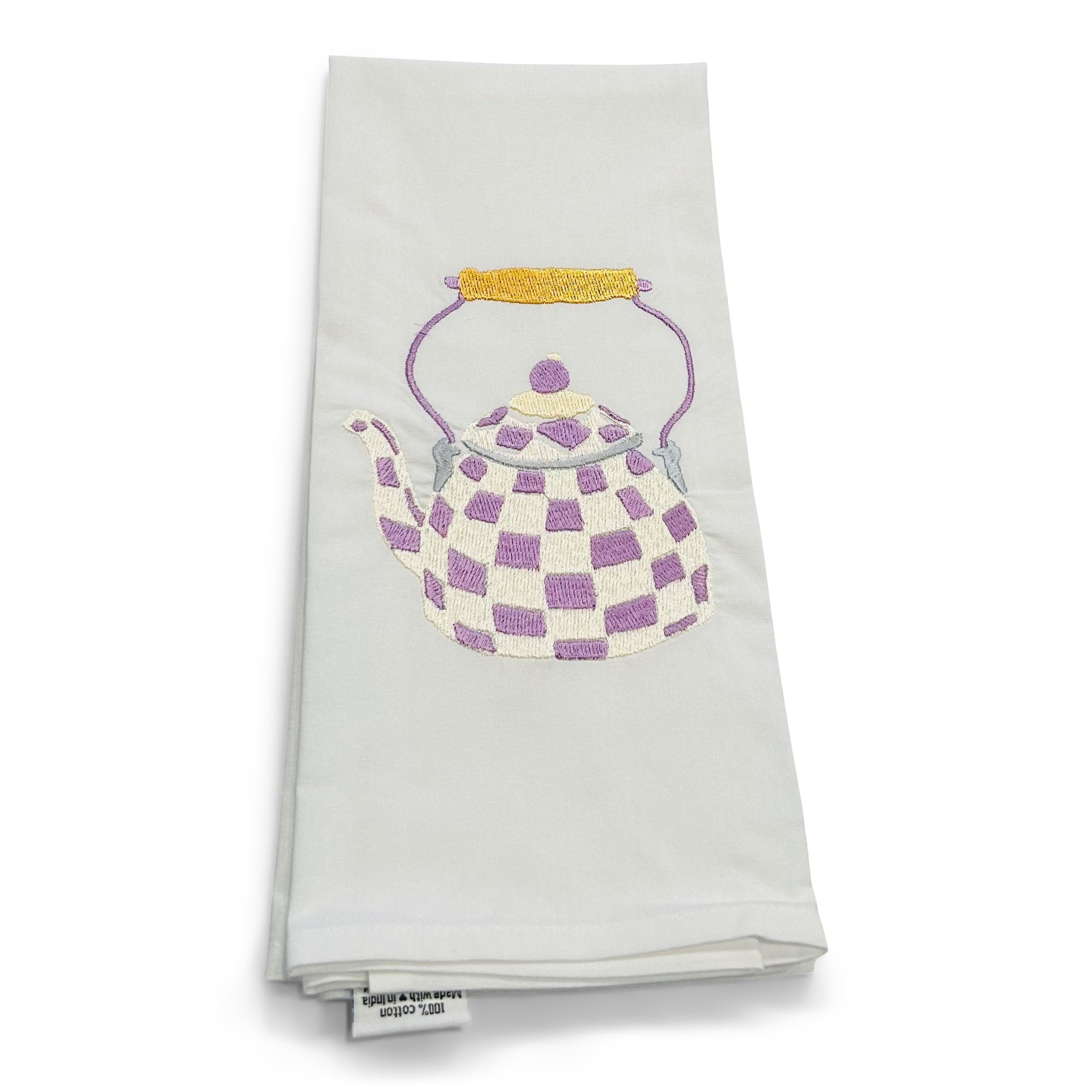 Harlequin Teapot - Purple