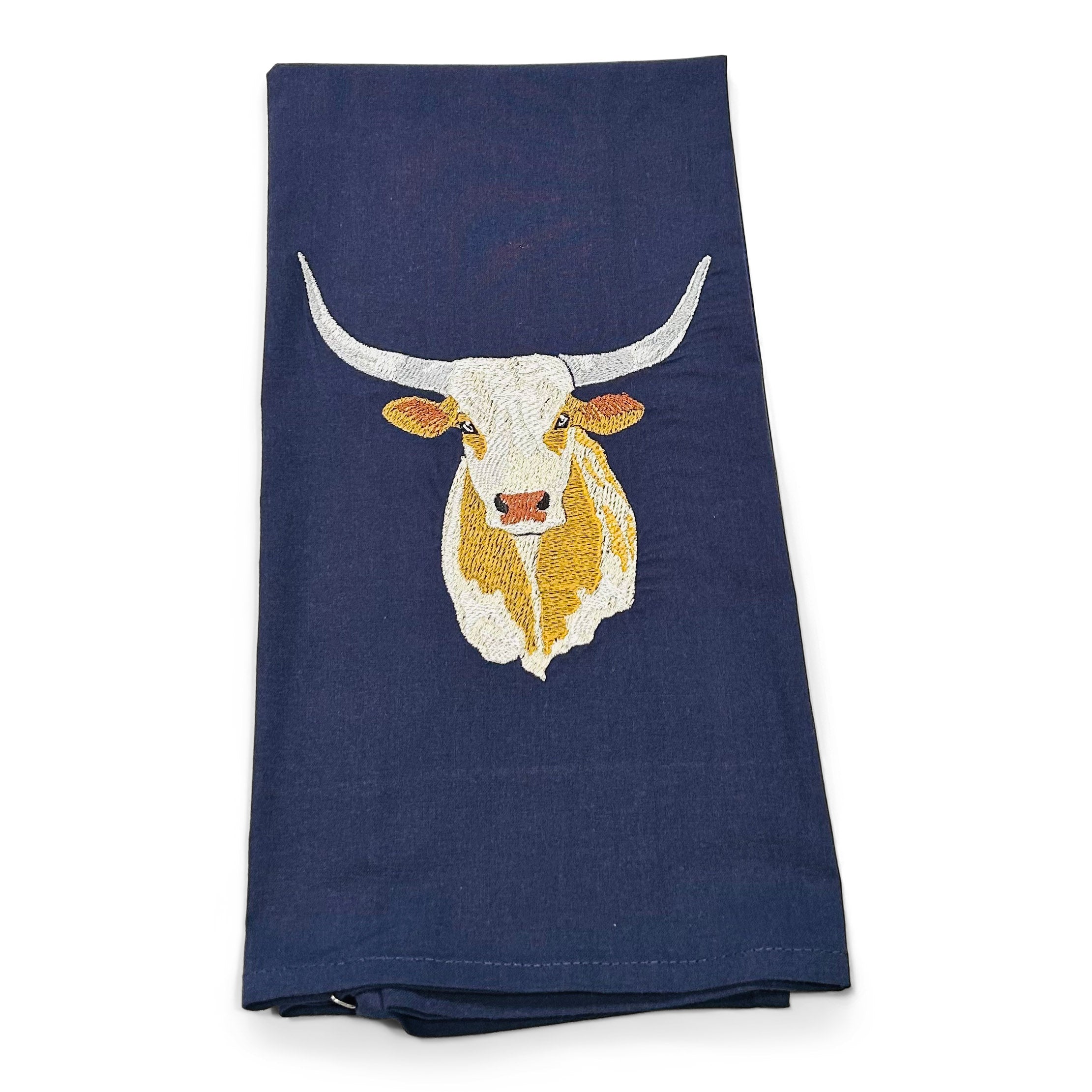 Texas Longhorn on navy