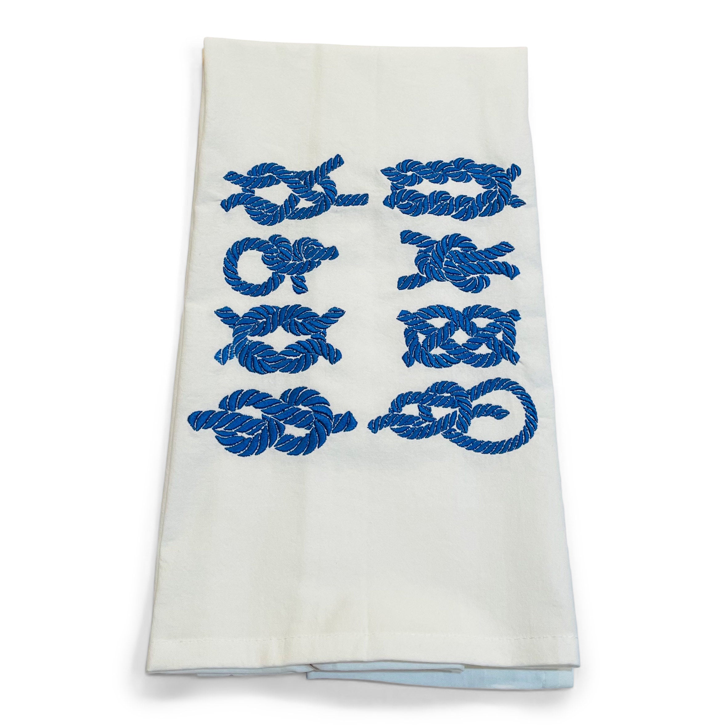 Nautical Knots on White