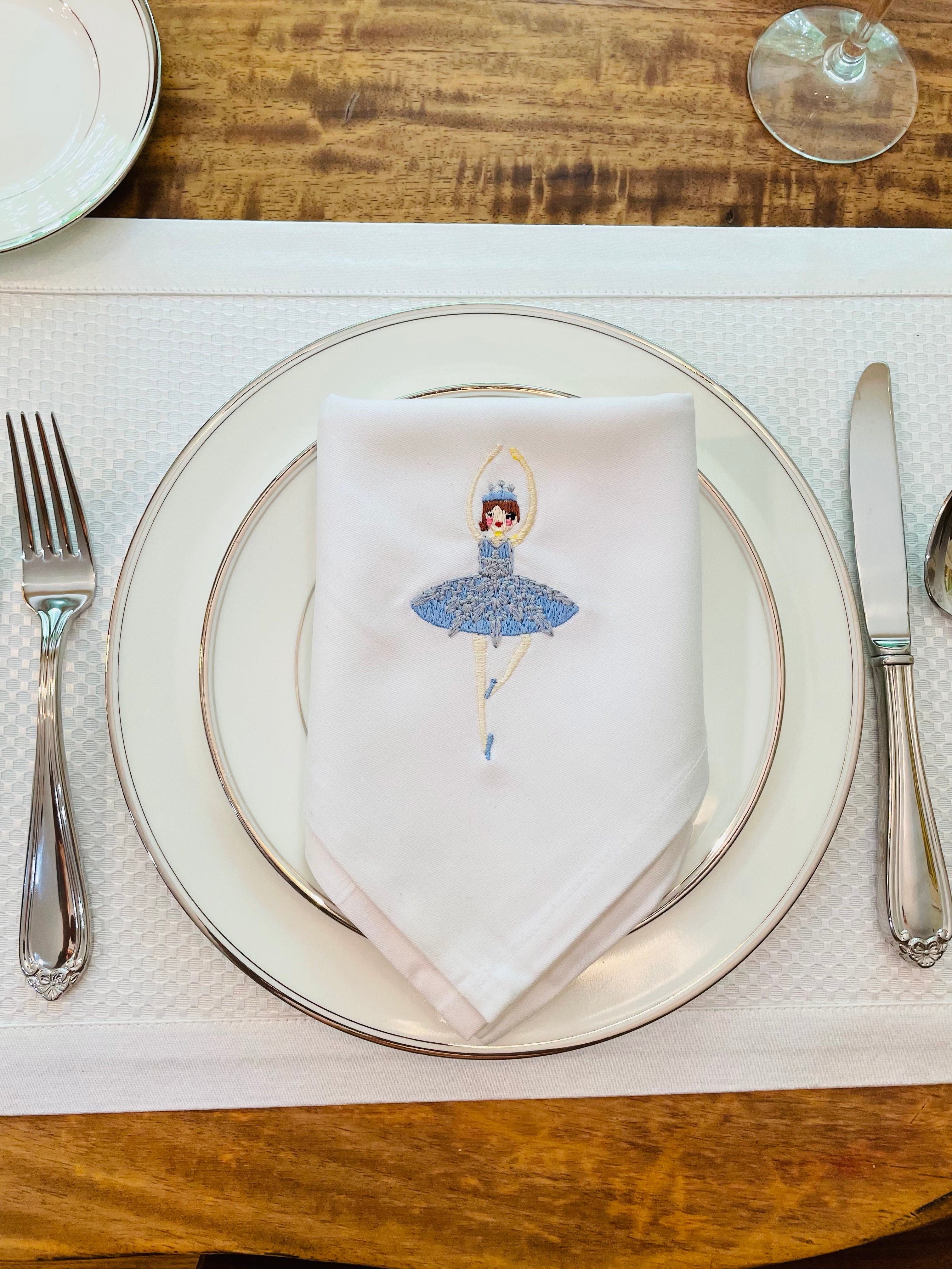 Napkin - Single - Nutcracker - Snowflake Queen