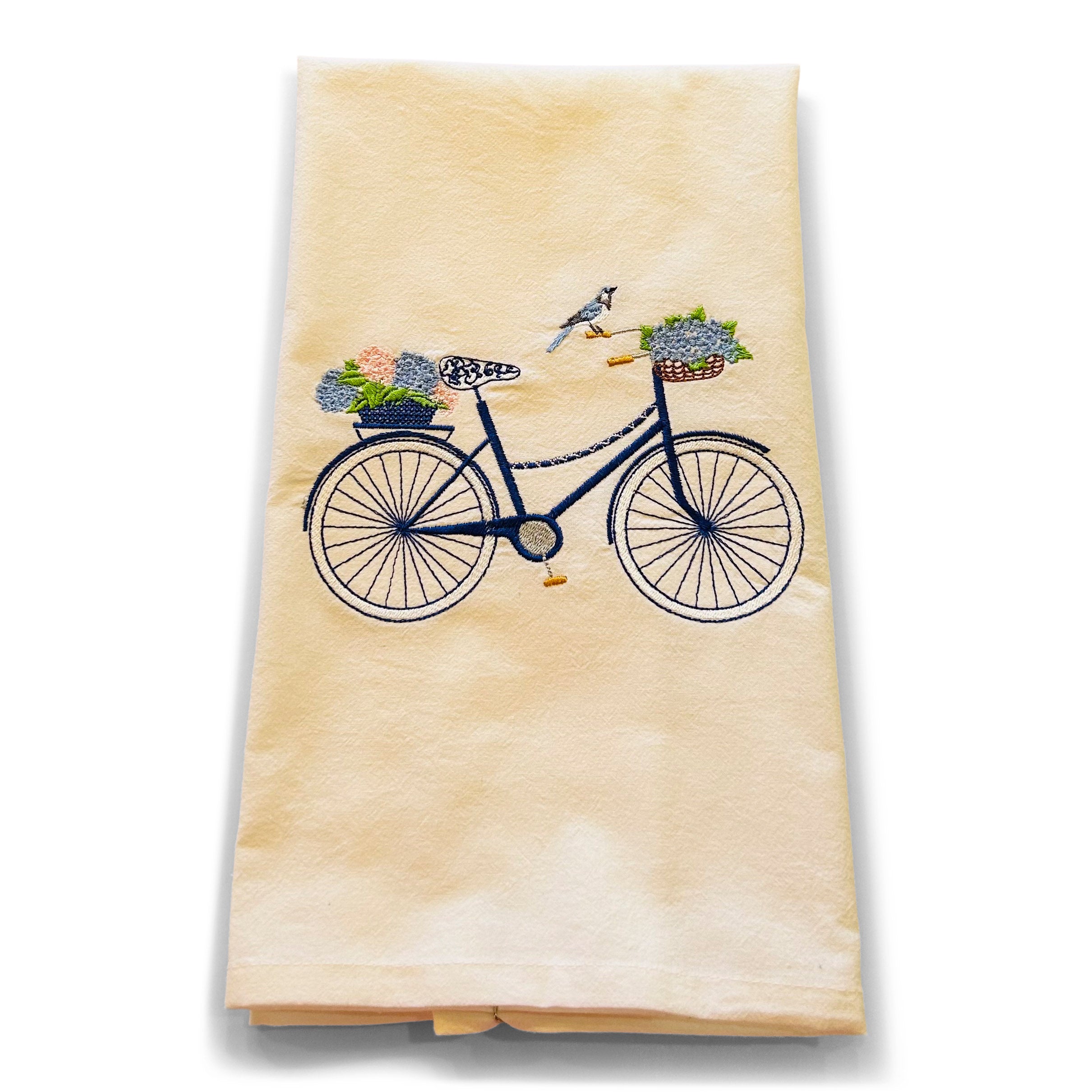 Chinoiserie Bike with Hydrangeas